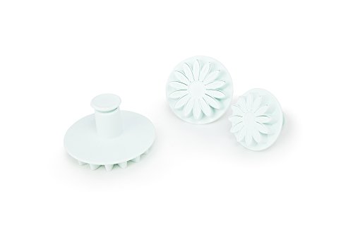 Fox Run Brands Sunflower Plunger Cutters, 1.25 x 3.5 x 10.25 inches, White