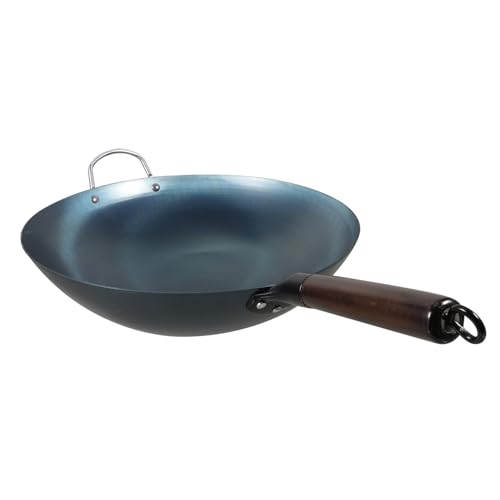 Wok de Hierro COLLBATH 12 pulgadas para cocina miniatura 1