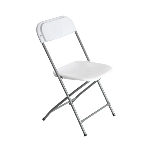 7H SEVEN HOUSE Silla Plegable de Resina Garden Blanca 45x44.5x79cm 7house