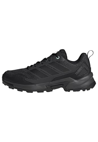 adidas Damen Terrex Eastrail 3 Hiking Shoes, Carbon/core Black/semi Flash Aqua, 43 1/3 EU