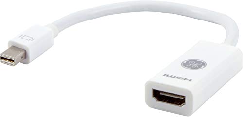 GE 33589 HDMI to Mini DisplayPort Adapter, 4K Resolution, Compatible with Apple iMac