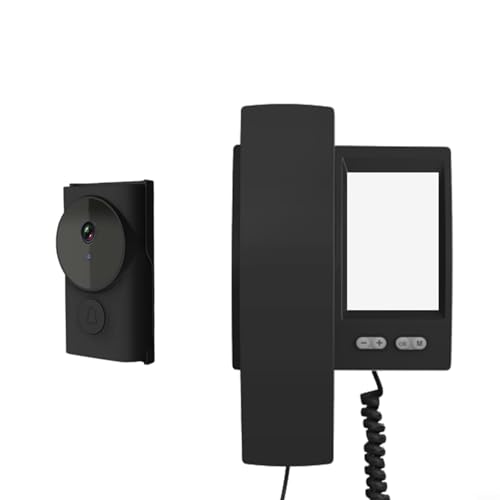 Videoportero inalámbrico con monitor IPS HD de 3,5 pulgadas, intercomunicador bidireccional y visión nocturna por infrarrojos, sin aplicación, grabación de tarjeta SD local, tonos de llamada