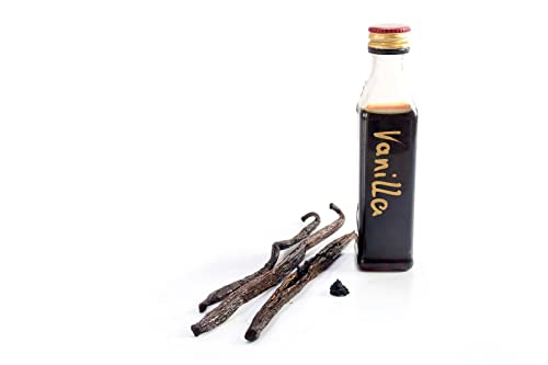 Madagascar Vanilla Beans 5 Count Grade A Gourmet Vanilla Pods 5-7" Great for Baking (Pack of 1) - Image 4