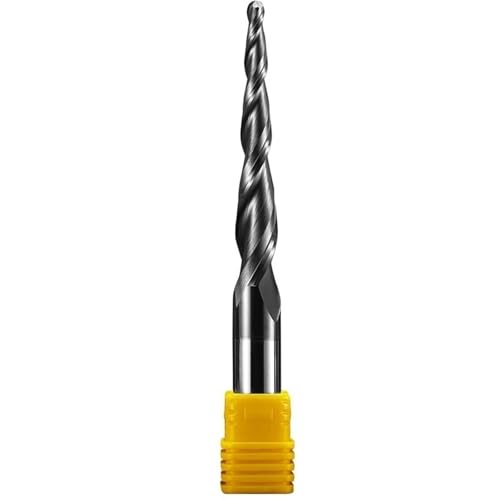 Fraise à bout conique en carbure pour bois et métal R1x47x8Dx85L