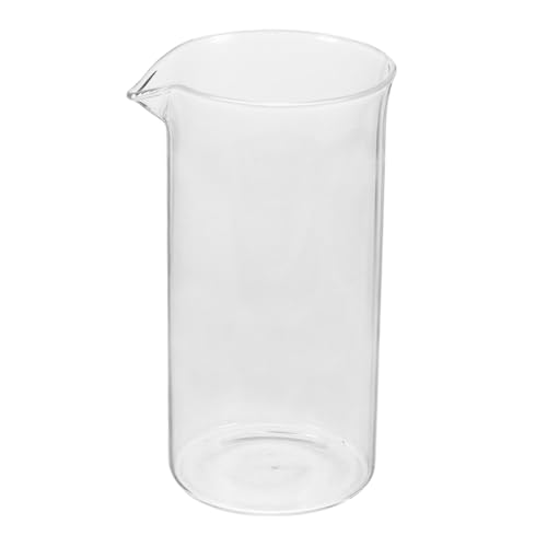 QUMIIRITY Tazza Da Caffè in Vetro Resistente Al Calore Per Versare Espresso Accessorio Per Caffè Espresso Design Beccuccio Per Flusso Fluido e Praticità