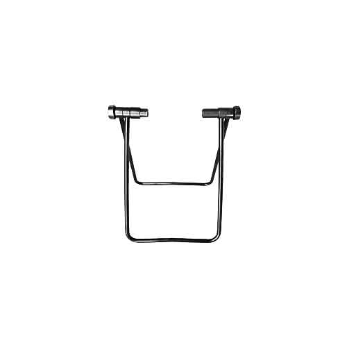 ibasenice 1pc Folding Bike Display Stand Hub Repair Stand for Easy Storage Black
