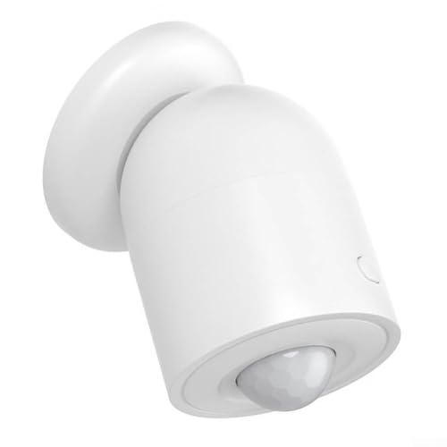 ZWEquipint Lot de 2 détecteurs de mouvement PIR 3.0 sans fil avec intervalle réglable de 5 à 60 s, portée de 6 m pour et concentrateurs d'automatisation, blanc