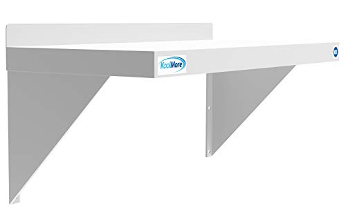 Image of KoolMore NSF Stainless Steel Wall Mount Shelf - Industrial Grade Metal Shelving for Commercial Restaurant Kitchens 12 x 24