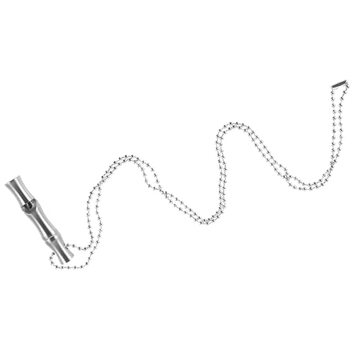 Gatuida Multi-function Stainless Steel Emergency Whistle Lightweight and Easy to Carry, for Outdoor Survival and Sports Competition, Small Portable