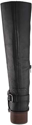 Lucky Brand Women's KARESI Equestrian Boot, Black, 6.5 M US | Image 2