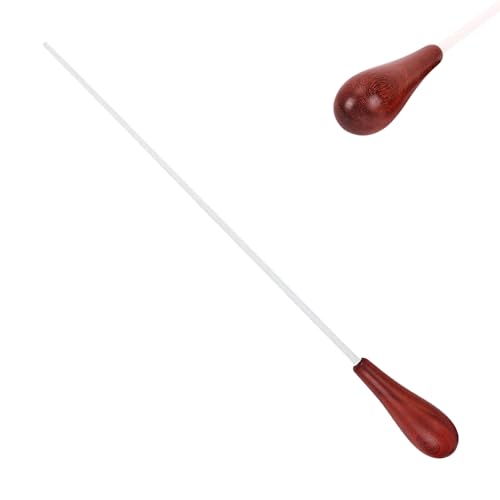 Bastão de diretor com cabo de madeira | Batata de diretor de orquestra, design ergonómico e aderência segura para aulas de tambor e orquídea para adultos