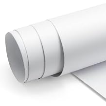 seonta White Contact Paper Matte Thick Peel and Stick Wallpaper 16"x198" Removable Waterpoof Self Adhesive Decorative Vinyl Film Wrap Cover Wall Paper for Cabinets Countertops Table