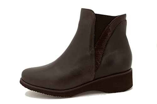Bottines cuir noir femme PieSanto 225973 : fini les douleurs aux pieds en fin de journée