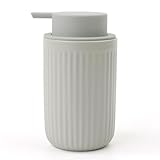 Seifenspender Umlaca Spülmittelspender, Nachfüllbarer Soap Dispenser Keramik 350ml, Großer...