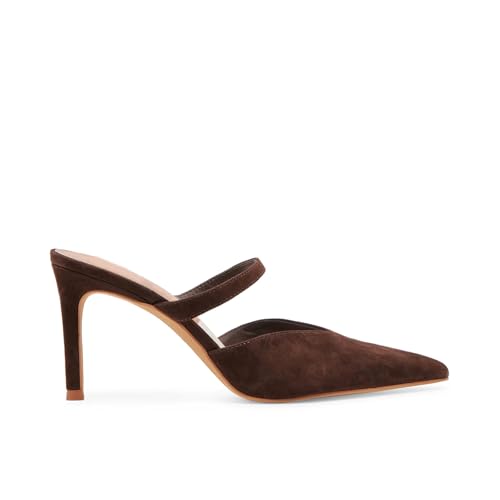Image of Pointed Toe Heels for Women Slip on Pumps Pointy Stiletto Heels Dressy Sexy Fashion Leather Pumps