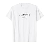 I love Paris J-Adore Paris White Graphic T-Shirt