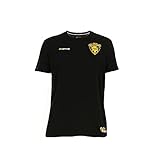 Cuello redondo Team Queso Oficial Lotto Camiseta, Negro, M, Unisex Adulto