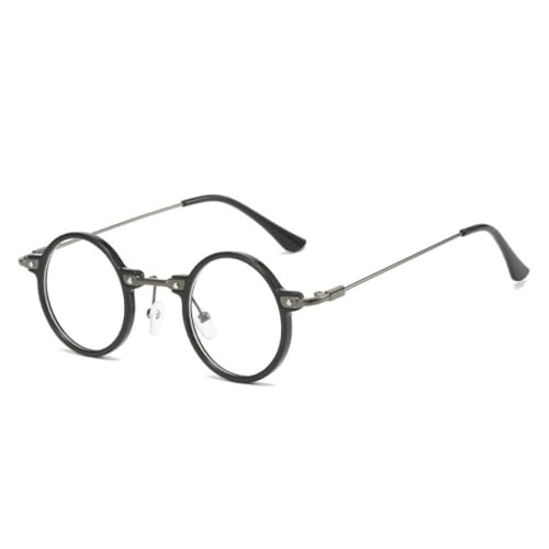 Lunettes steampunk rondes avec verres océan clairs et protection totale UV400