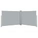 Produktbild vidaXL Seitenmarkise Ausziehbar Sonnenschutz Sichtschutz Windschutz Seitenrollo Seitenwandmarkise Balkon Garten Terrasse Anthrazit 140x1000cm