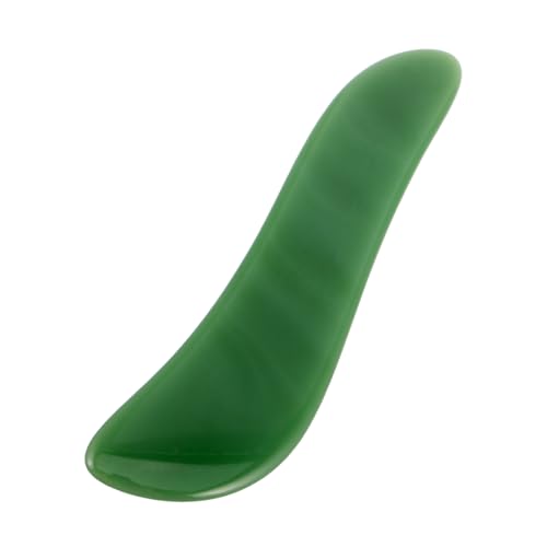Beavorty Gua Sha Tool S-shape Facial Massager for Skin Care Stone Scraper for Face Eyes Legs Portable