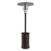 Nexgrill sundara 92 bronze outdoor patio heater 48000 btus 2 wheel transport electronic ignition easy tank access control knob propane heater for porch garden backyard 920 01002  urban country home decor