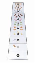 Bee-Bot and Blue Bot Number Line Mat. Model: FWALKN