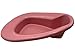 Heavy Duty Stackable Plastic Bedpan, Rose - 1 Each
