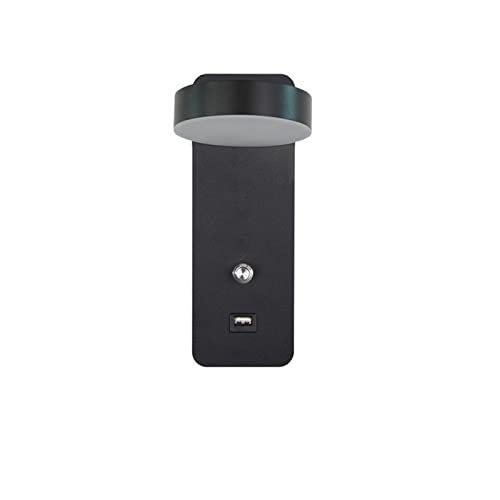 Aplique de pared LED con puerto de carga USB e interruptor integrado para pasillos 2