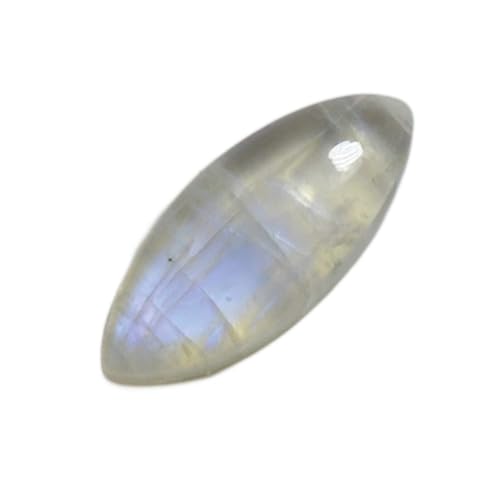 Pierre de lune arc-en-ciel cabochon marquise 12x6 mm équilibre des chakras