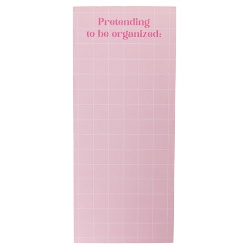 Graphique Pretend Magnetic Notepad, 100 Tear-Away Sheets for Grocery, Shopping & To-Do Lists, Writing Pad for Fridge, Kitchen, Office