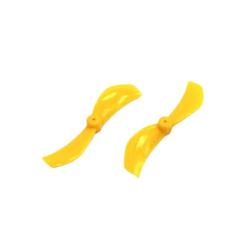 1610 PC �v���y�� 2 40MM PC ������ 1mm 1.5mm RC FPV ���[�V���O �t���[�X�^�C�� Tinywhoop �h���[���ƌ݊��� 8 �y�A 16 ��(1mm Yellow)