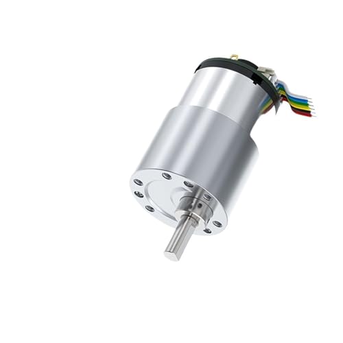 37-520 gear motor 12V DC reduction motor with speed encoder robot high torque brushed engine metal teeth(20RPM,12V Bracket Motor)