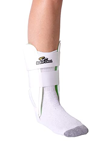 Gel Air Ankle Stirrup Brace & Splint for Ankle Support with Swelling, Inflammation, Acute Ankle Injuries & Chronic Instability by Brace Direct