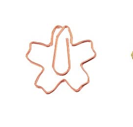 Cherry Blossom Paper Clips Wholesale Package Color Creative Love Metal Paper Clips Office Stationery #TOP13
