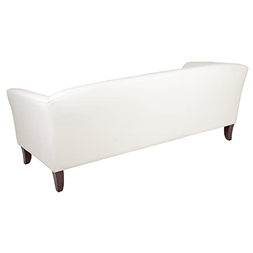 Flash Furniture Hercules Imperial Series Ivory Leathersoft Sofa #TOP5
