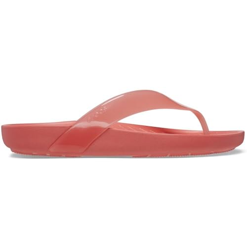 Crocs Splash Chanclas brillantes, Sandía neón, 34/35 EU