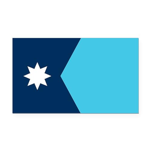 CafePress Minnesota State Flag Rectangle Car Bumper Magnet