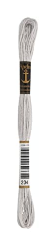 Anchor Six Strand Embroidery Floss 8.75 Yards-Charcoal Grey Light 12 per Box