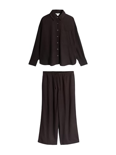 Ensemble lin mélangé THE SET pantalon et chemise pour vos journées d'été