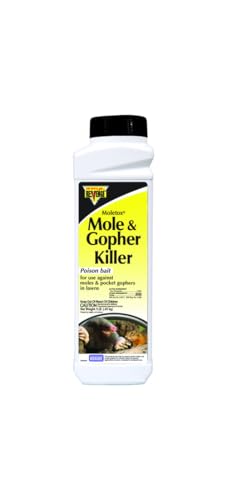 REVENGE Moletox Mole & Gopher Killer Poison Bait Granules, 1 lb. Ready-to-Use Control for Pocket Gophers in Lawn