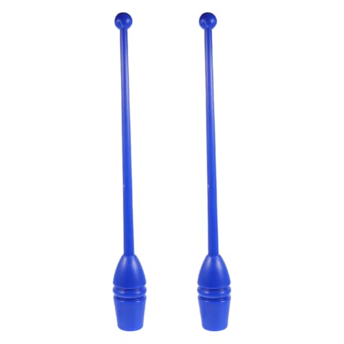 Bâtons de gymnastique rythmique Toddmomy 35 cm bleus pour entraînement en lot de 2