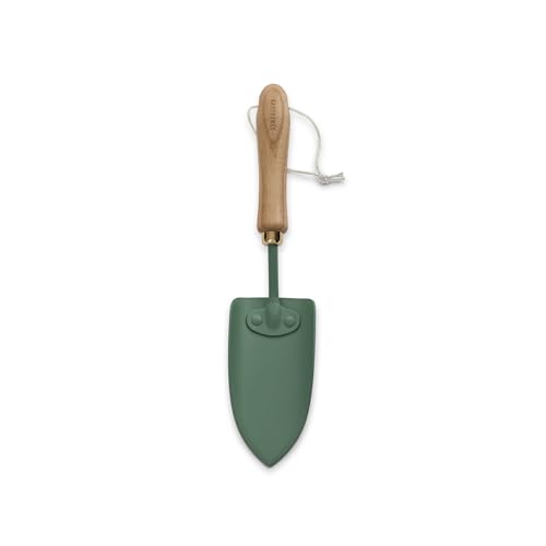 Barebones Spade Hand Trowel - Gardening Hand Tools - Stainless Steel Spade Shovel - Premium Quality Garden Spade - Japanese Garden Tool - Multipurpose Tool (Ash/Mint)