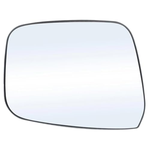 Verre de rétroviseur chauffant avec plaque pour Nissan Navara D40 grand angle