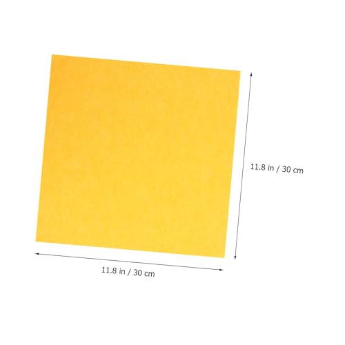 Panel acústico de absorción de fieltro amarillo 5 piezas para salas Ktv y música miniatura 2