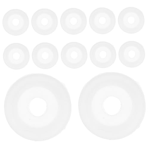 Healifty - Anillos de sellado de silicona para olla a presión, 12 piezas, juntas y tapas selladoras para válvula flotante, repuestos miniatura 1