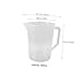 HOUDERCO Large Capacity Plastic Graduated Pitcher with Wide Mouth for Easy Pouring Chemical Resistant Liquid Measuring Beaker for Laboratory and Industrial Use Easy to Clean with