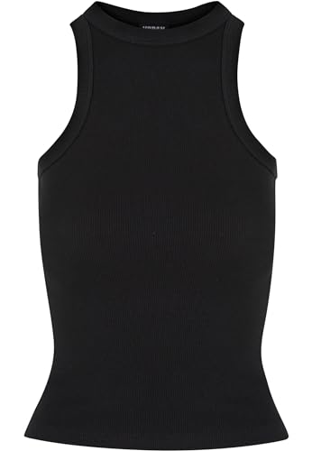 Urban Classics Donna Racer Back Rib Top Canottiera, Nero, Xxl - 4