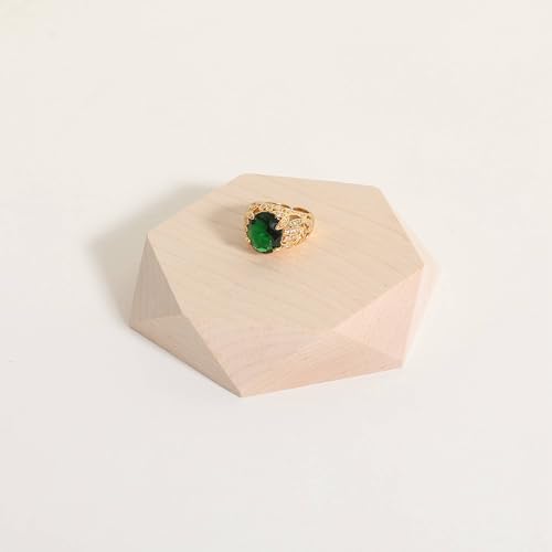 GemeShou Maple Hexagon Jewelry Tray