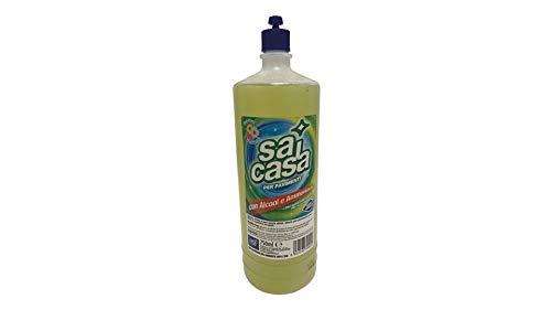 Alcohol y amoniaco para la higiene de todas las superficies. Desengrasante brilla y no deja manchas 750 ml.