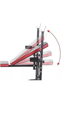 Zanbeel Foldable Weight Bench, Multi Press Workout, Sit Up, Leg Extension, Home Gym, Fitness Centre - 5